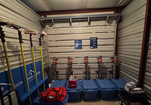 ClearView equipment and gear storage
