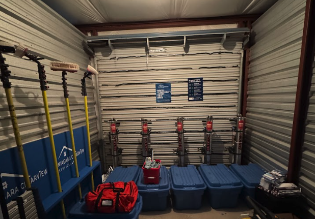 ClearView equipment and gear storage